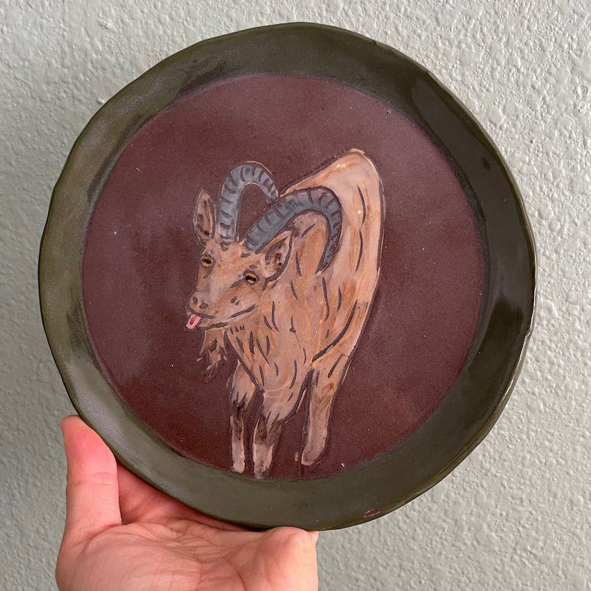 Wild ibex tongue pop plate